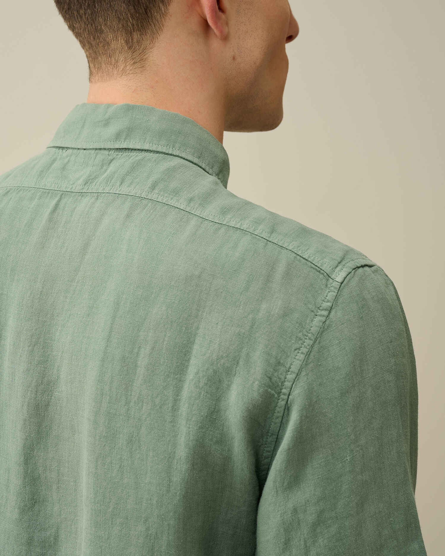 Linen Short Sleeved Shirt - 5