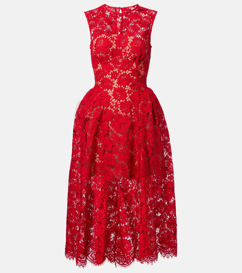 Floral lace cocktail dress - 1