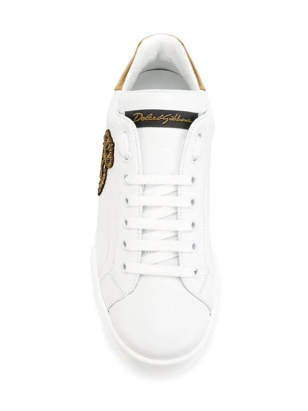 Portofino crow patch sneakers - 4