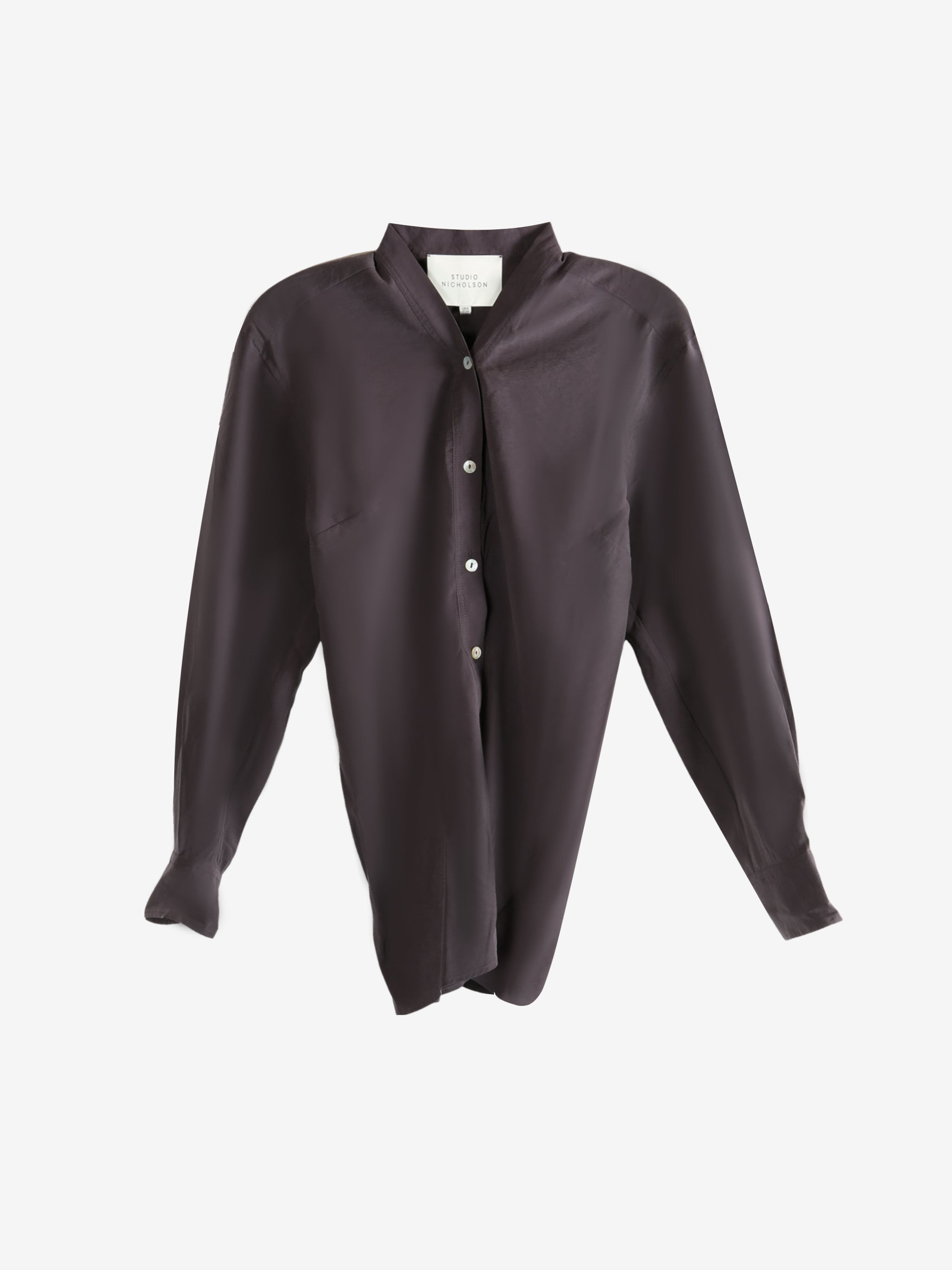 STUDIO NICHOLSON - Women V Neck Button Through Top - 5