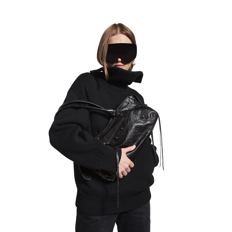 BALENCIAGA Women's Le City Bag East-west in Black outlook