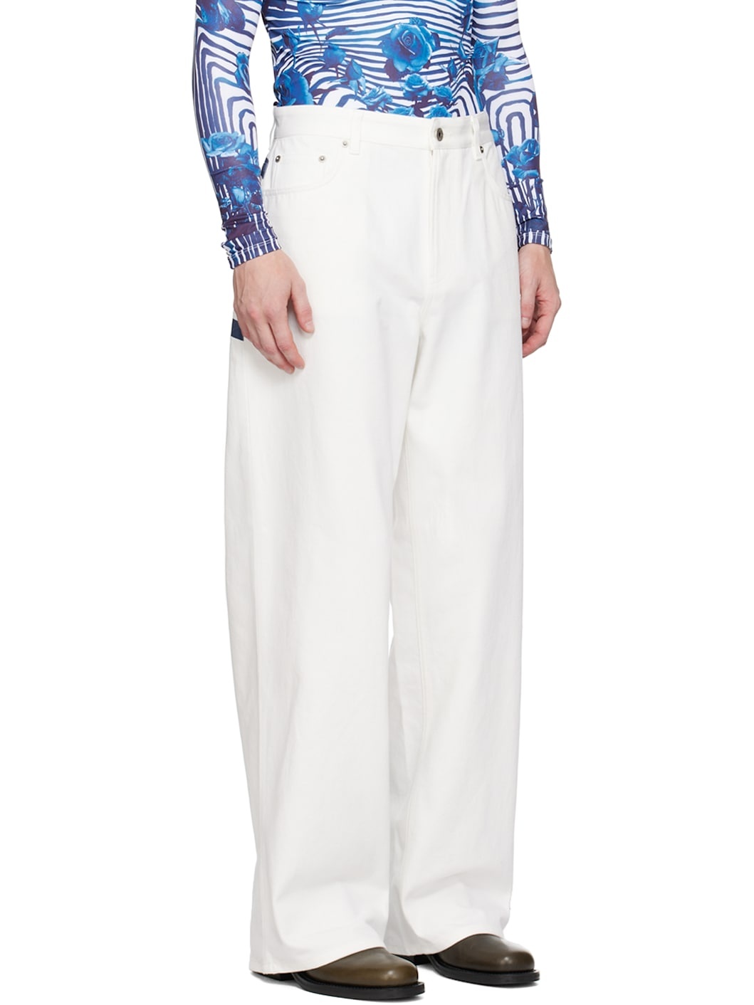 White 'The Marinière' Jeans - 2