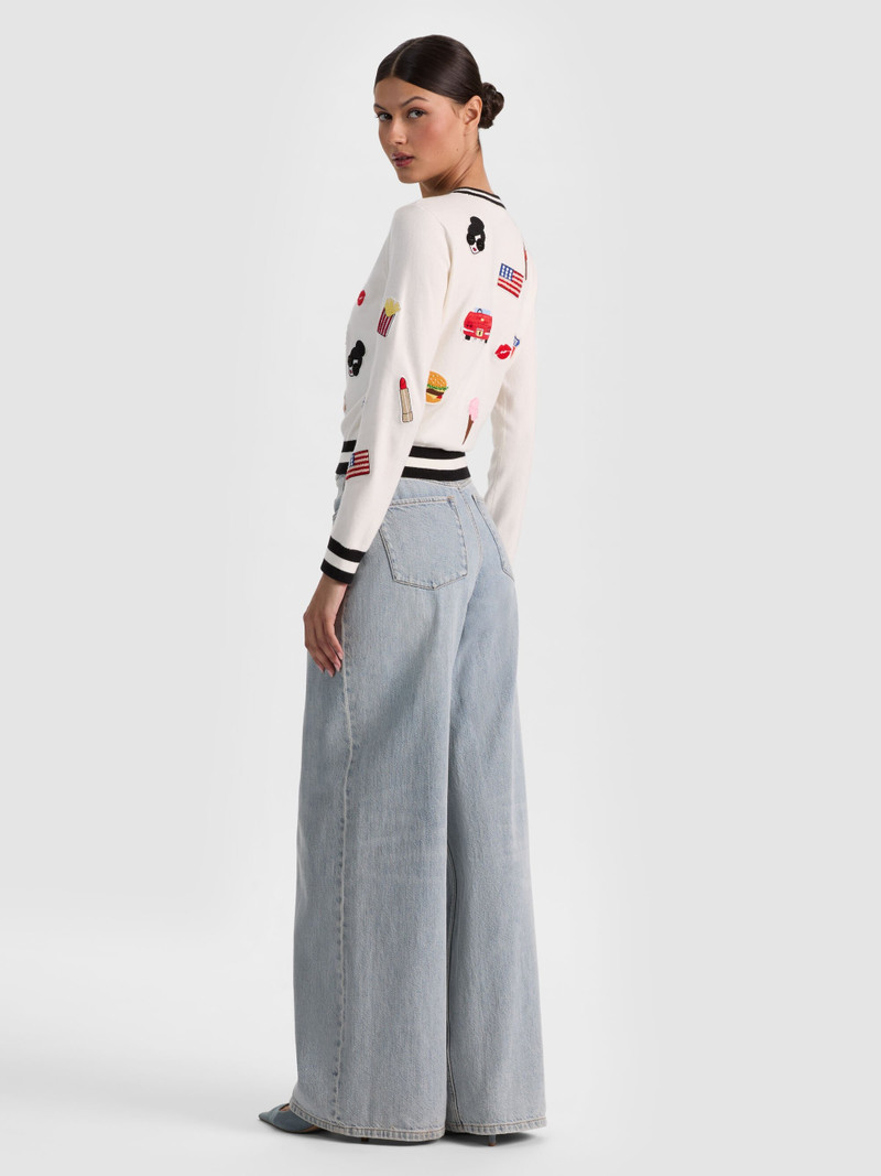 CAROLANN AMERICANA SHRUNKEN PULLOVER 5