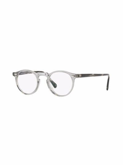 Oliver Peoples Gregory Peck round-frame glasses outlook