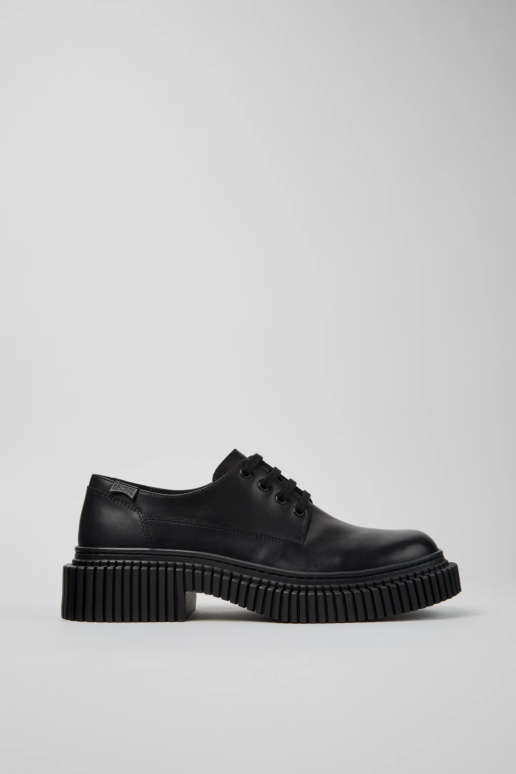 Pix Berlin Black Leather Shoes for Men. - 1