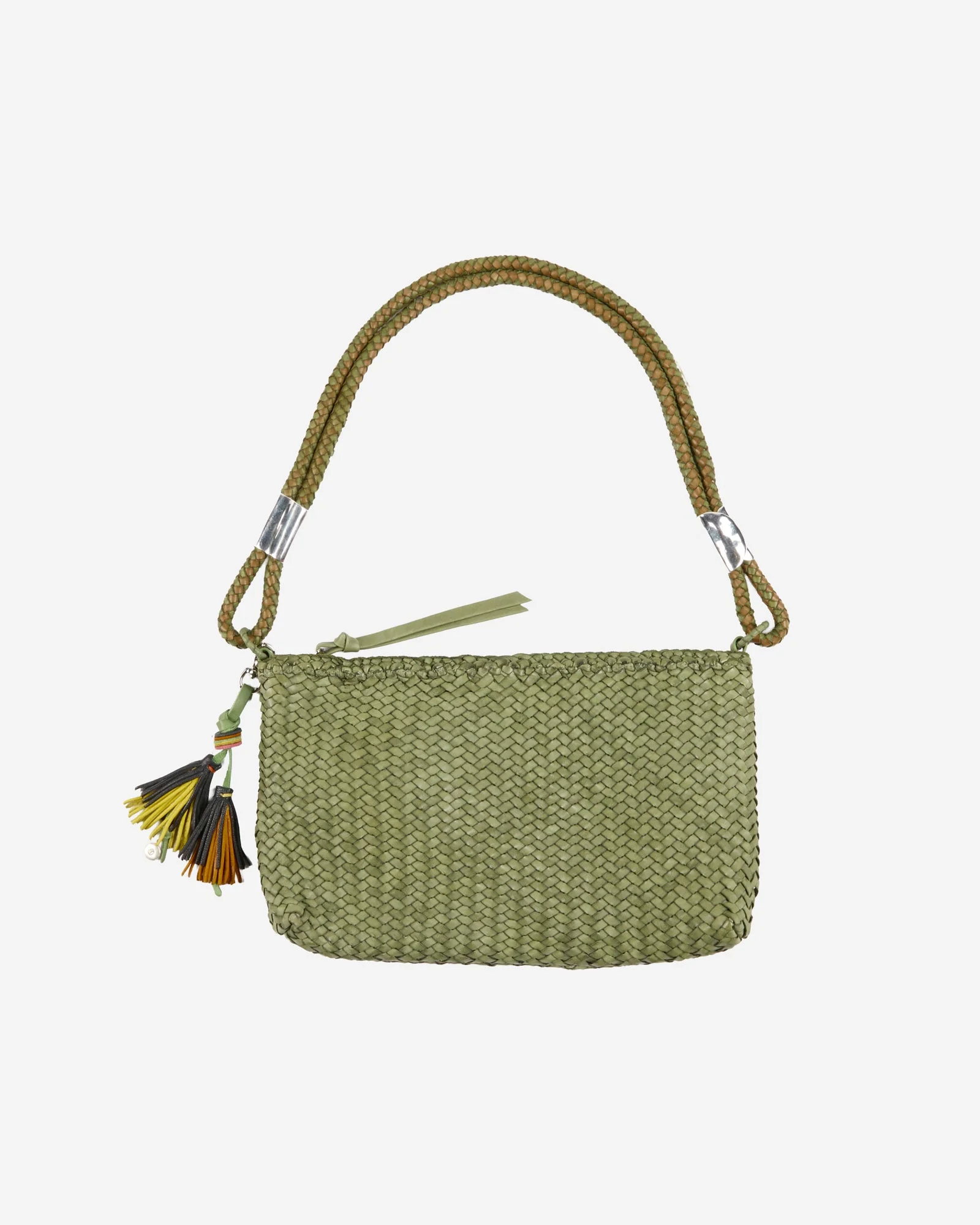 Braided leather bag - 1