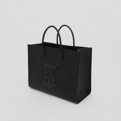 Burberry Rabbit Embossed Grainy Leather Tote outlook