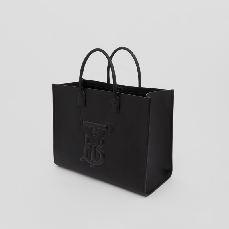 Burberry Rabbit Embossed Grainy Leather Tote outlook