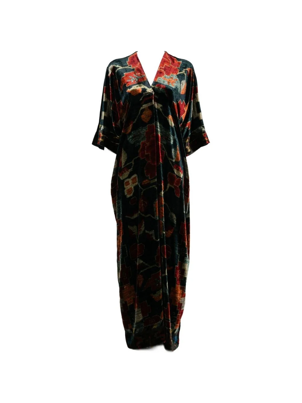 Printed long dress - 1