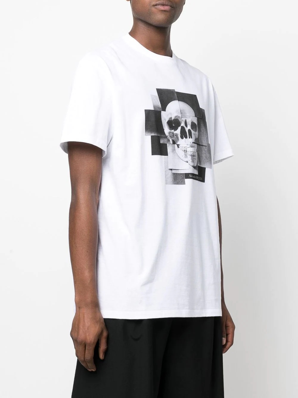 skull-print cotton t-Shirt - 3