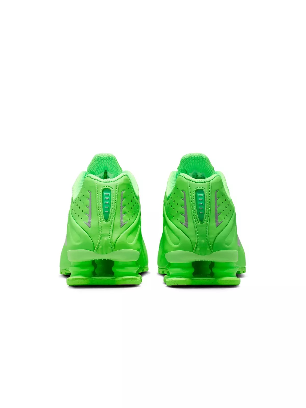 Shox R4 "Green Strike/Metallic Silver" Women's Shoe - 7