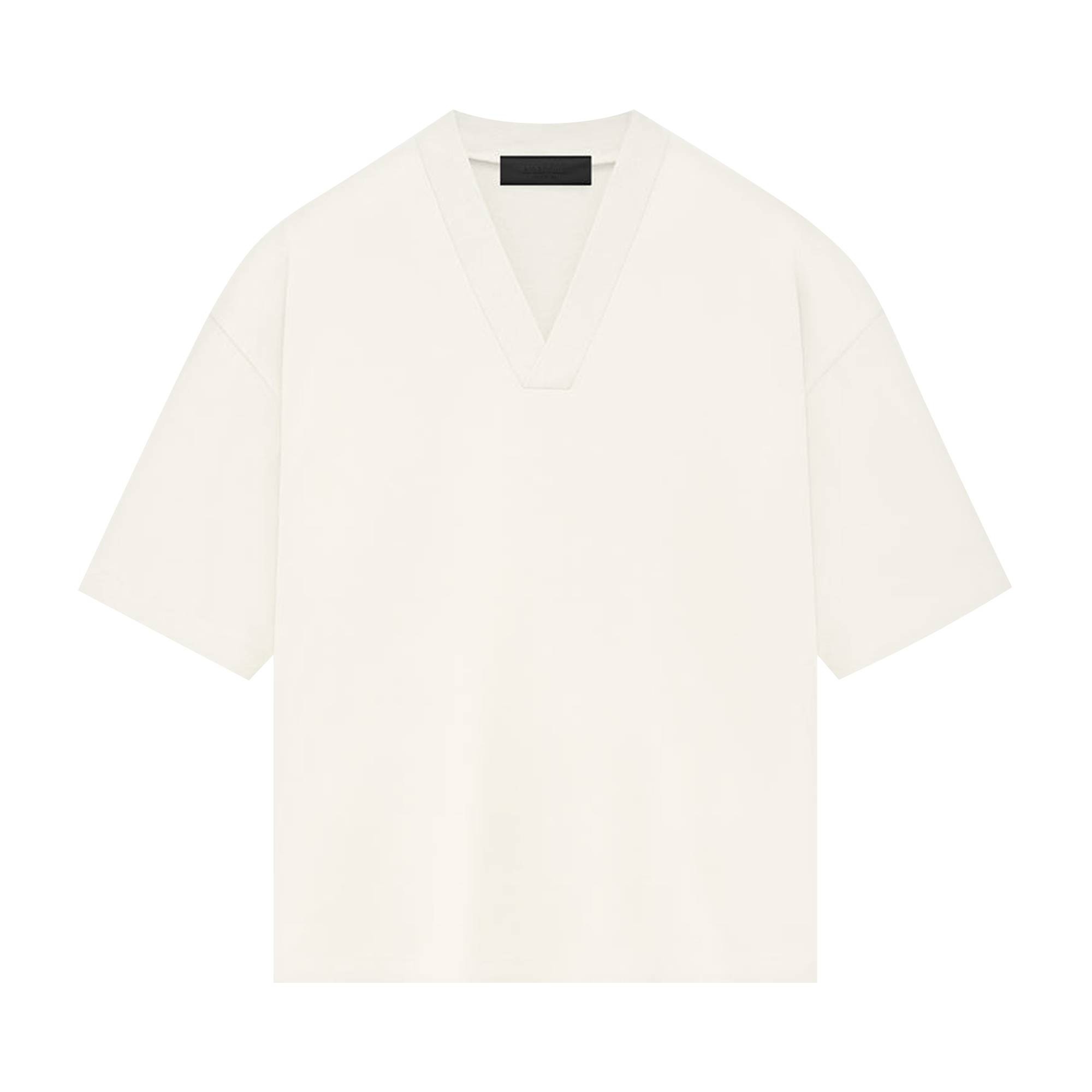 Fear of God Essentials V-Neck 'Cloud Dancer' - 1