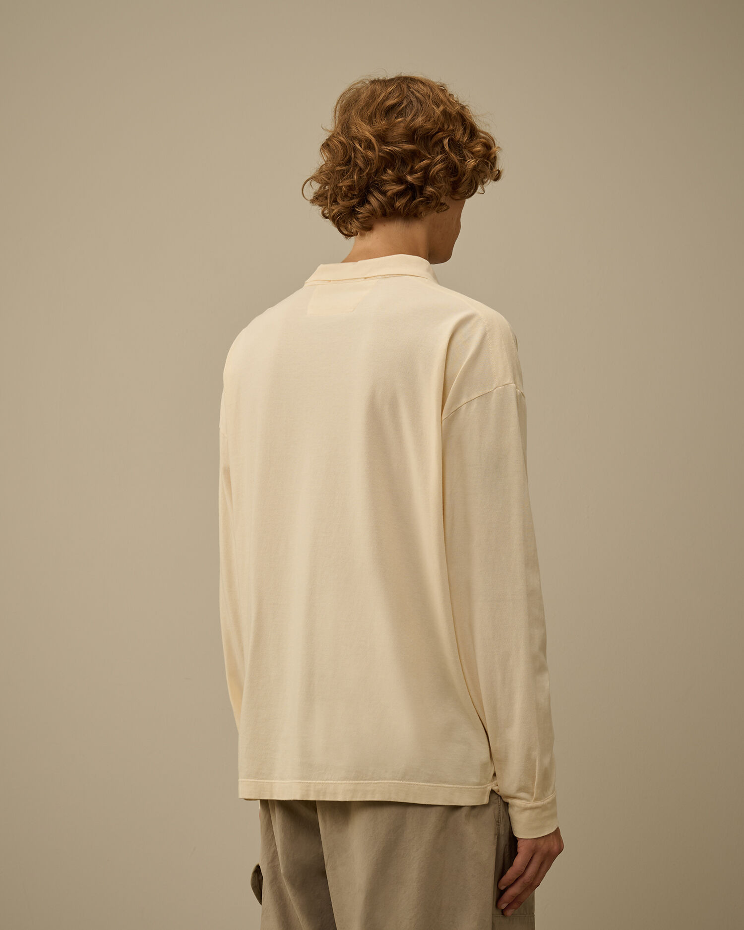 20/1 Jersey Long Sleeve Boxy Polo - 4