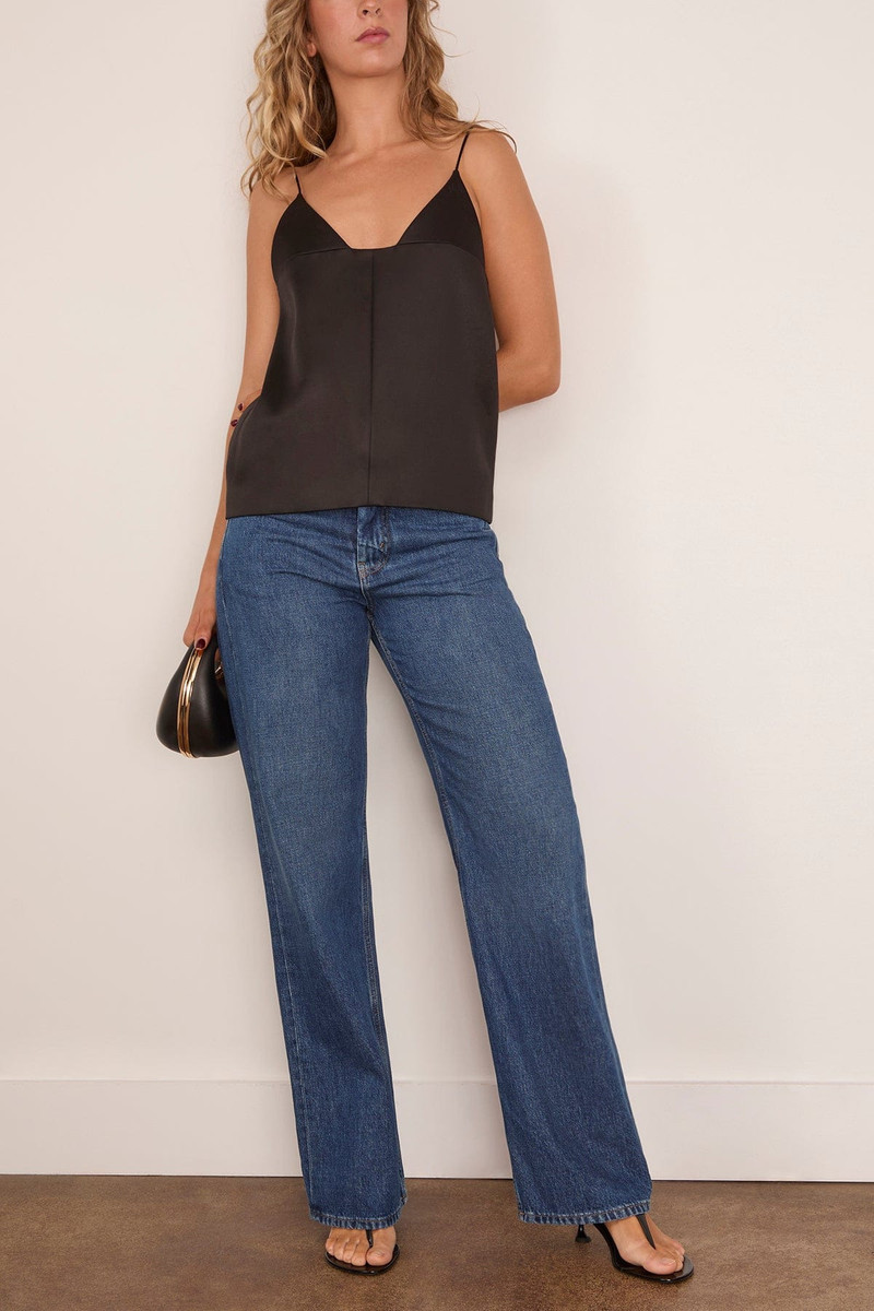 BRANDON MAXWELL The Bridges Tank in Black outlook