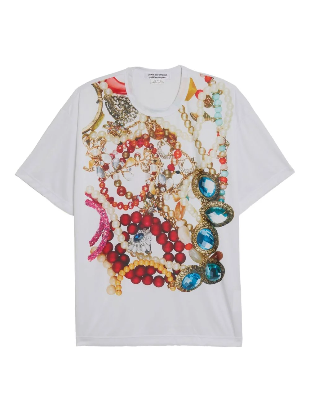 smooth print t-shirt - 1