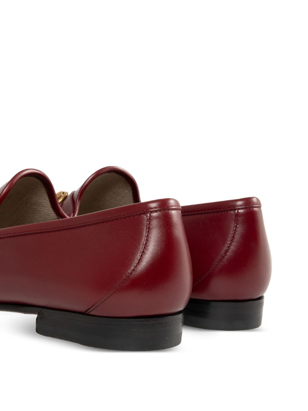horsebit leather loafers - 4