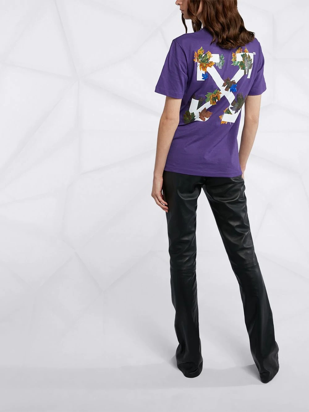 Leaves Arrows print T-shirt - 6