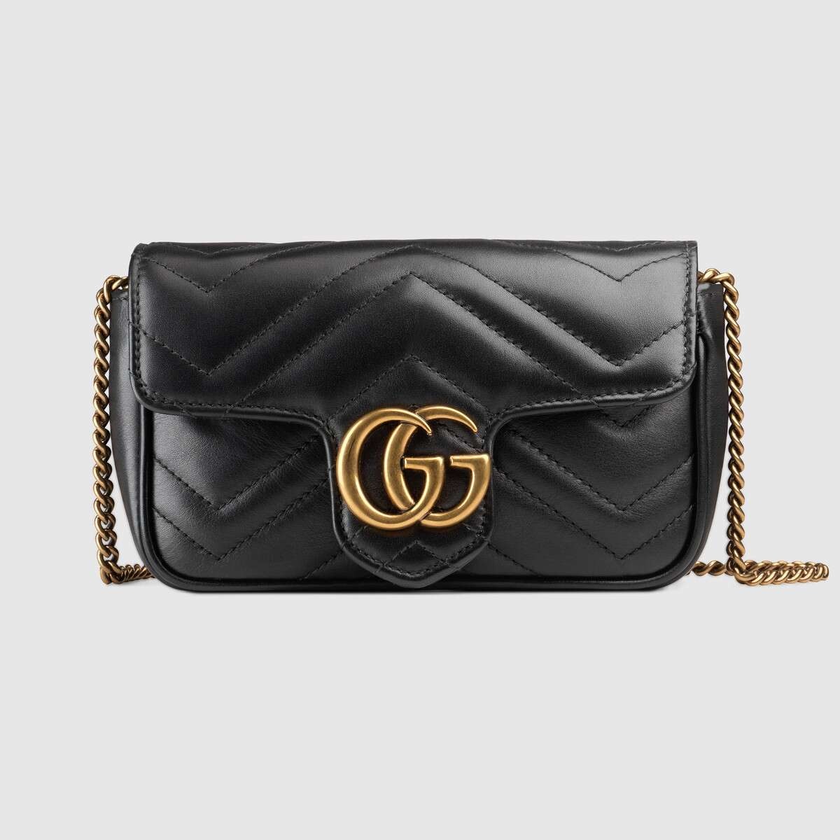 GG Marmont matelassé leather super mini bag - 1