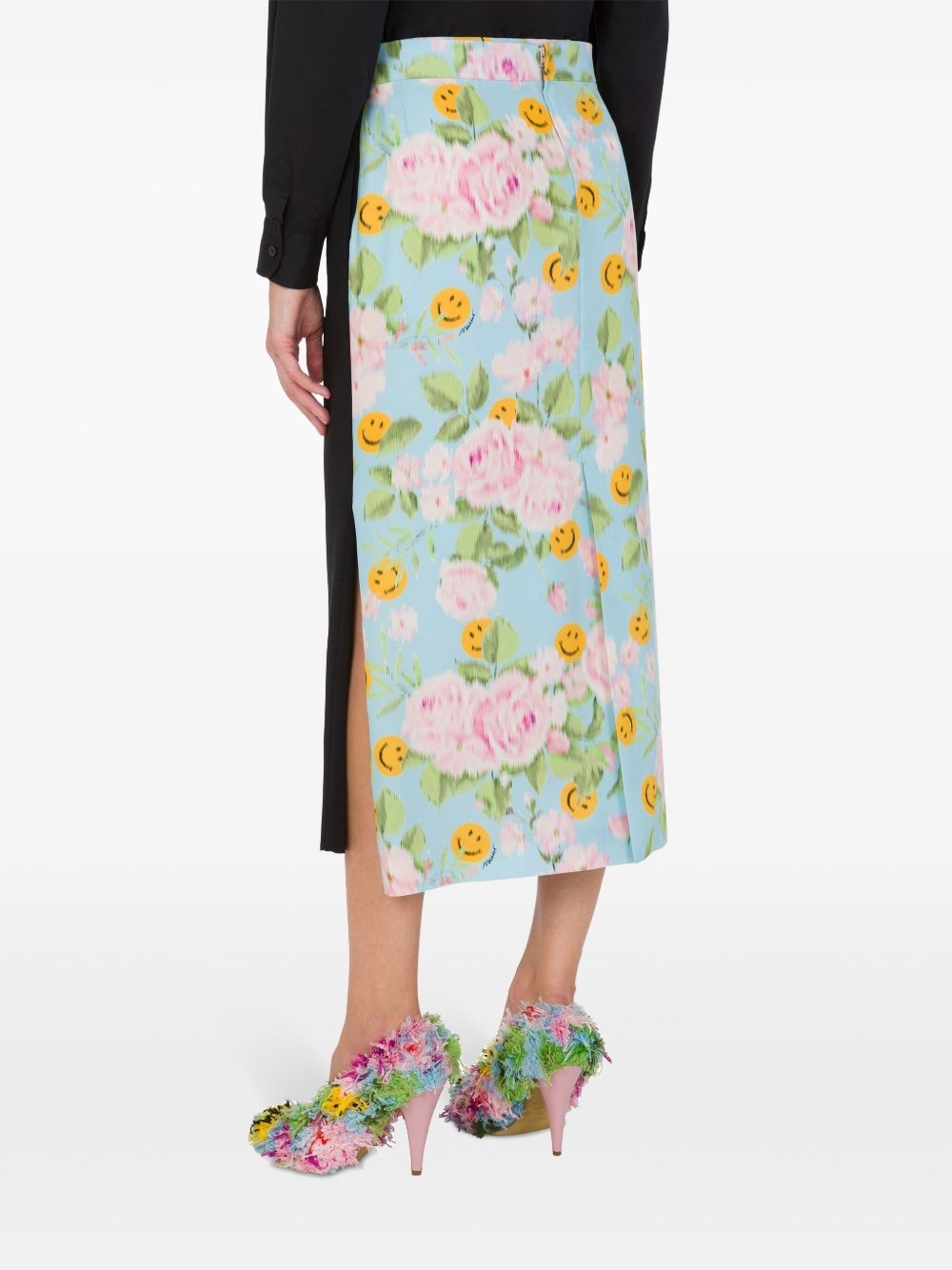 panelled midi skirt - 3