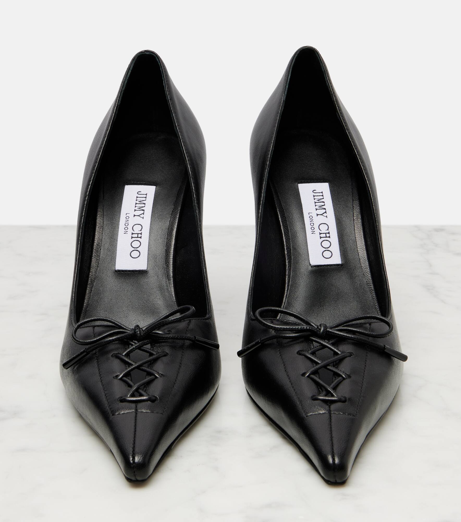 Scarlett 95 leather pumps - 5