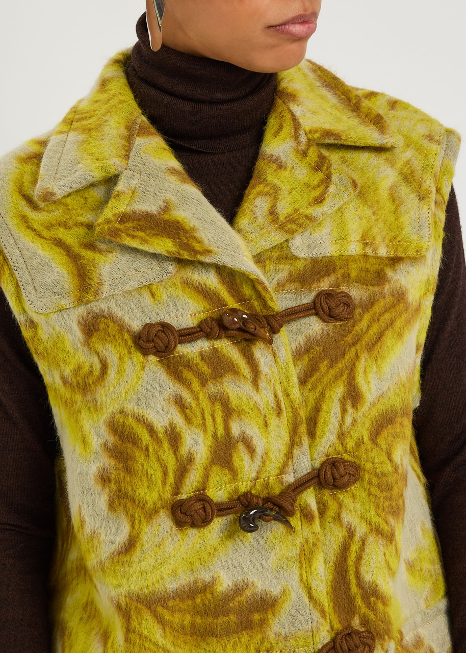 Etro Jacquard Wool-blend Gilet - 5