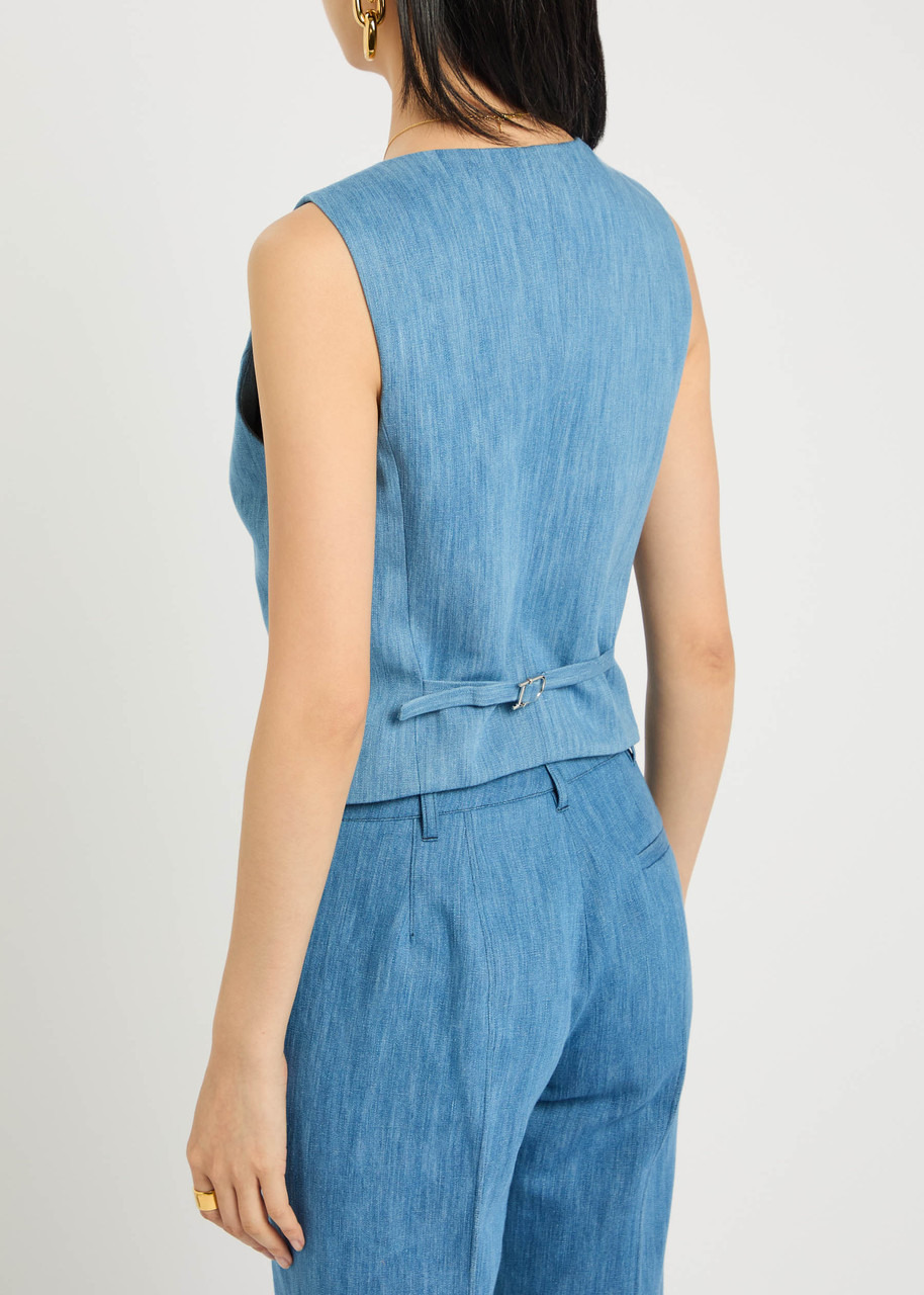 Gabriela Hearst Coleridge Cotton-blend Vest - 3