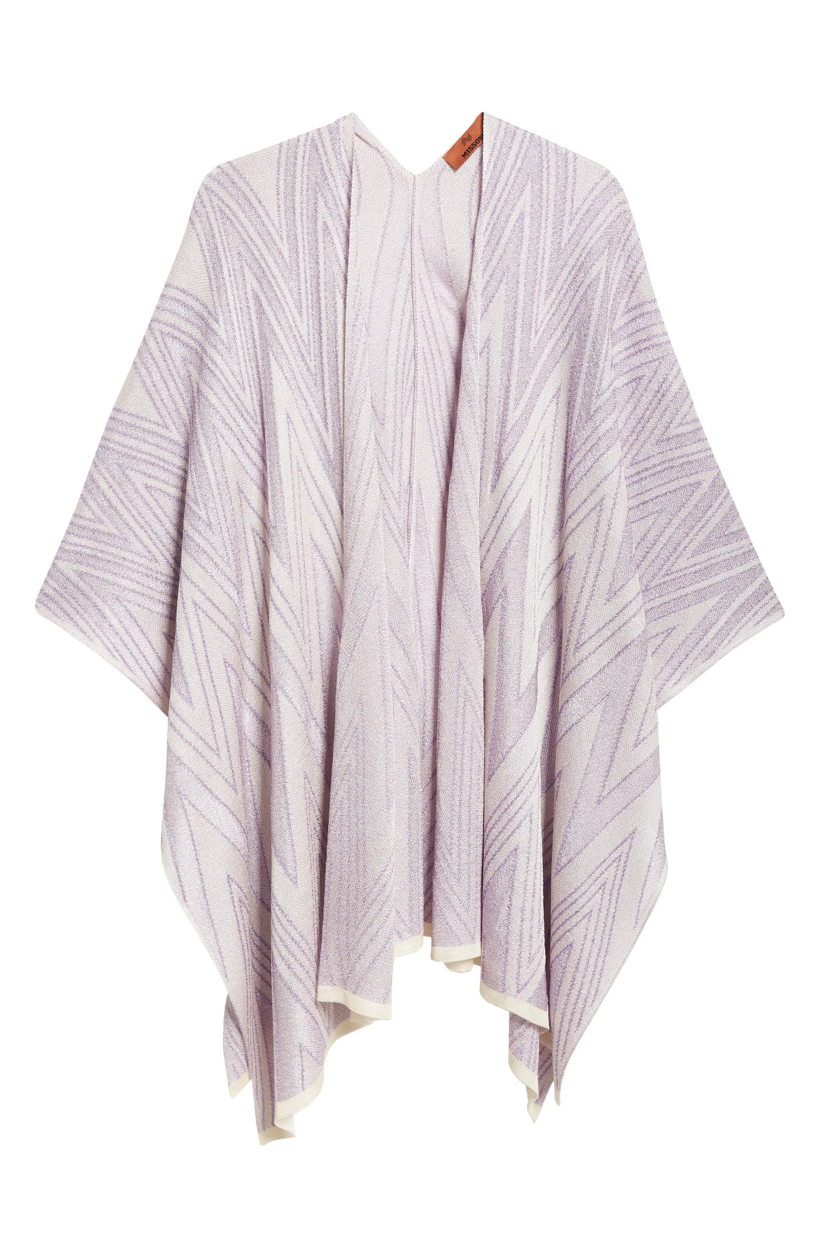 Metallic Chevron Cape - 6