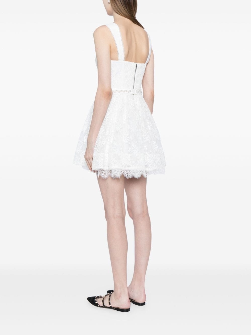 Hope floral-lace minidress - 4