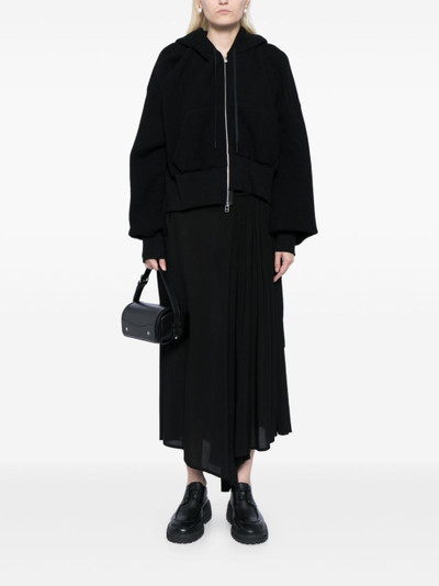 Yohji Yamamoto high-low hem oversized hooide outlook