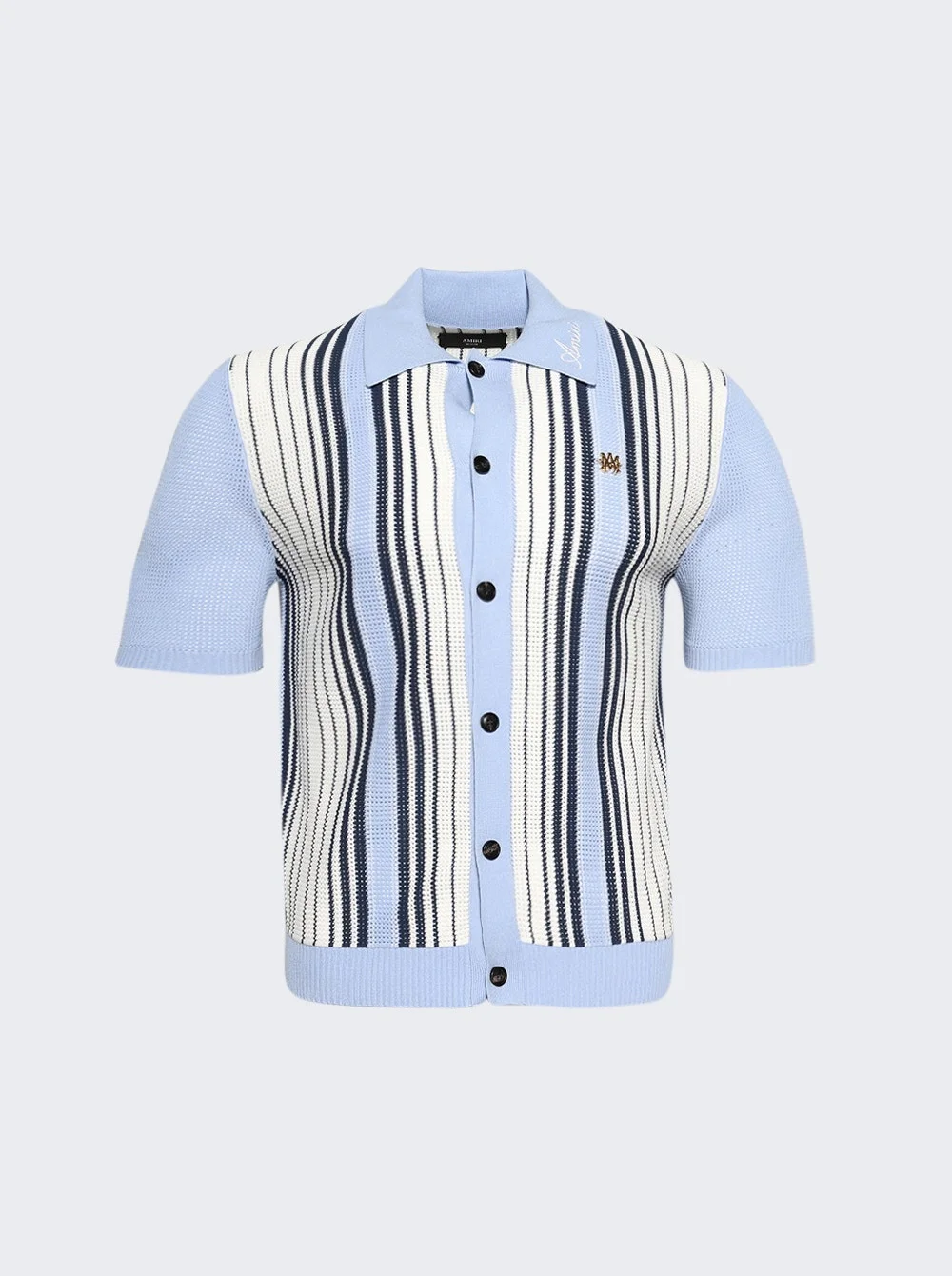 Script Stripe Shirt Ashley Blue - 1