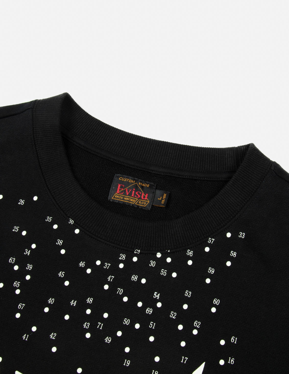 DOT-TO-DOT DARUMA AND LOGO PRINT RELAX FIT SWEATSHIRT - 8