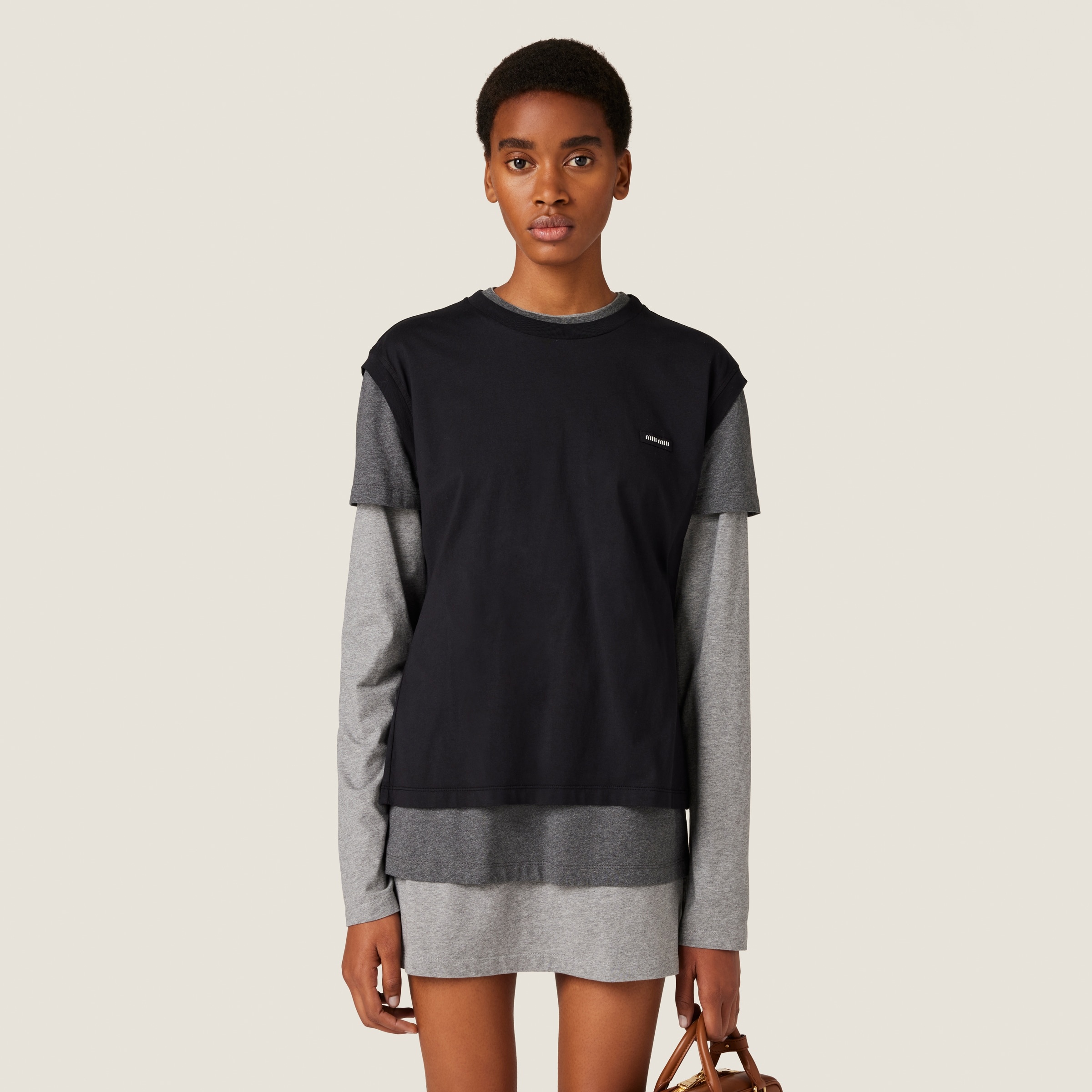 Miu Miu Set of 3 Jersey T-shirts | REVERSIBLE