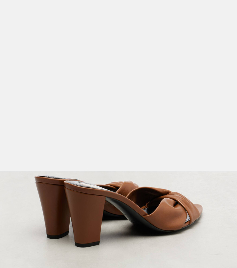 SAINT LAURENT Franciane 75 leather mules outlook
