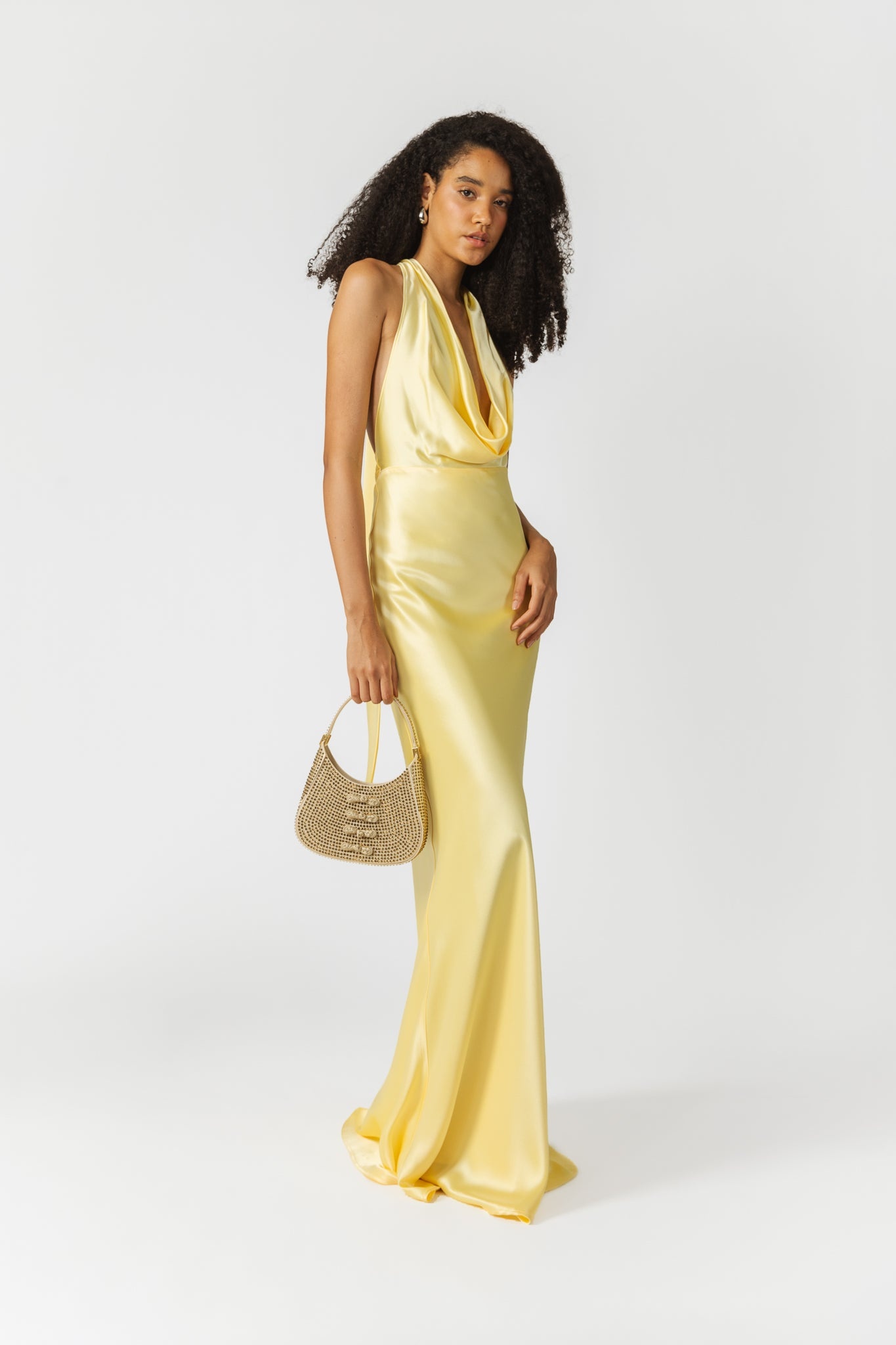 PEARL SATIN GOWN - 4
