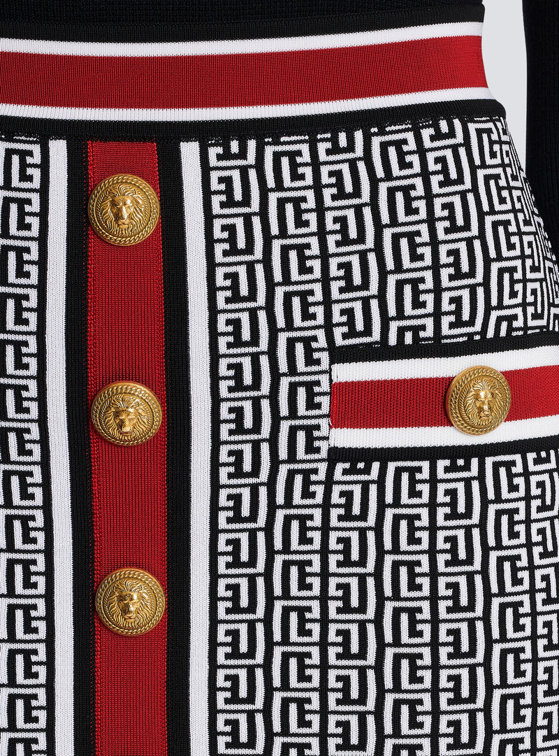 Knit skirt with buttons 8