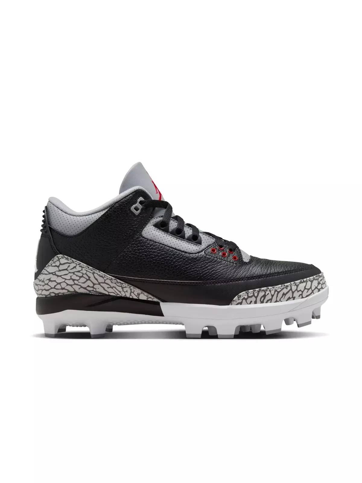 3 Retro MCS "Cement Grey" Men's Baseball Cleat - 1