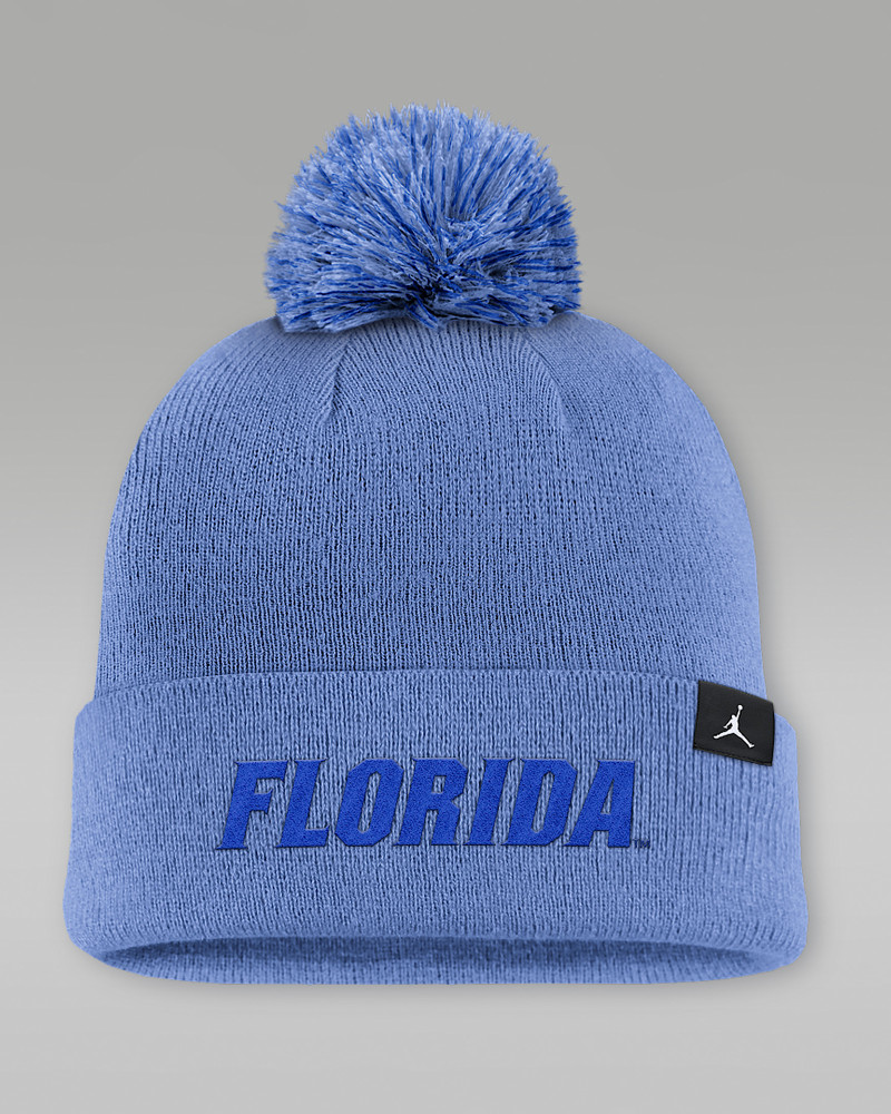Jordan Florida Primetime Campus Toned Men's Jordan Brand College Cuffed Pom Beanie outlook