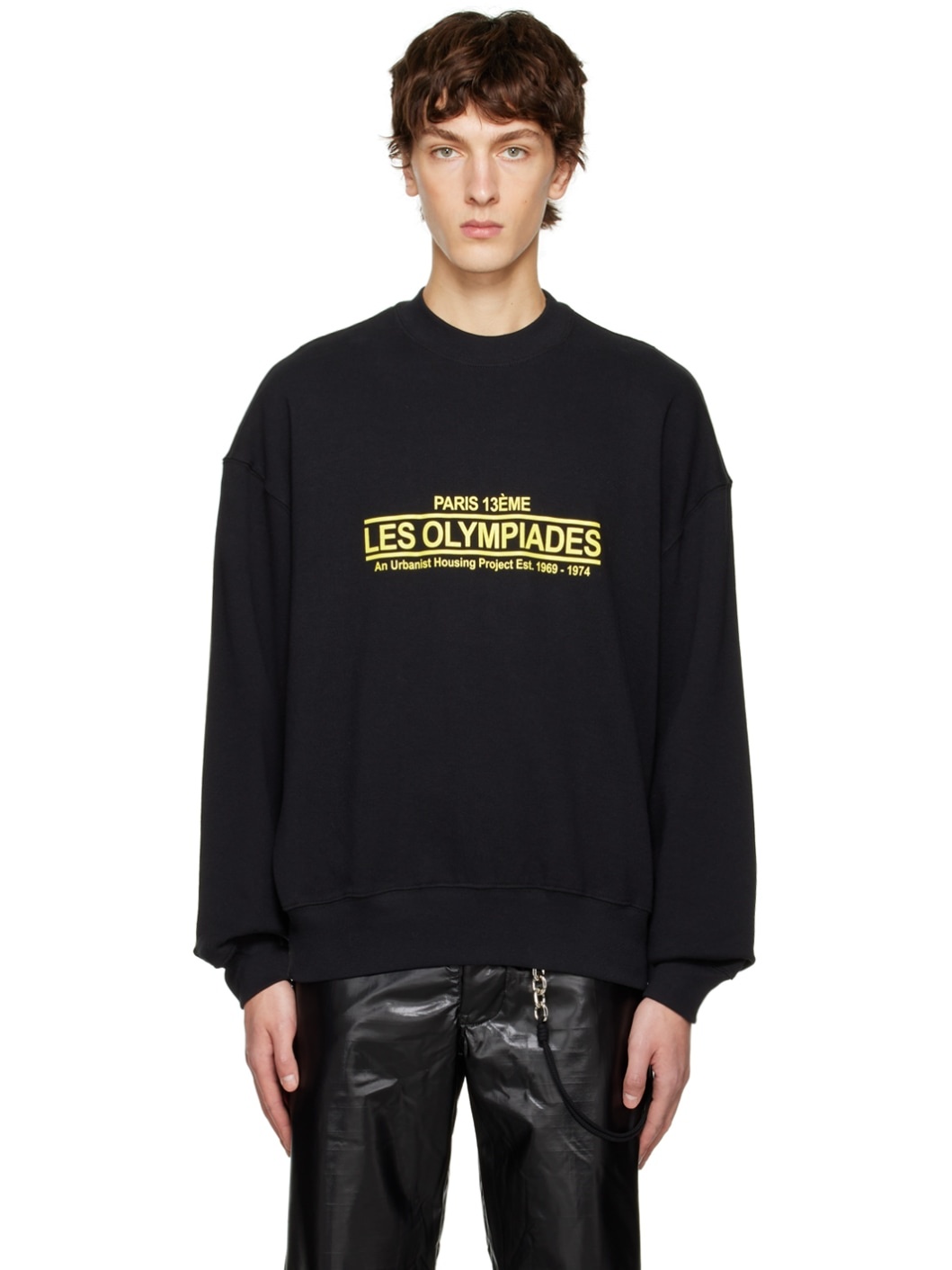 Black 'Les Olympiades' Sweatshirt - 1