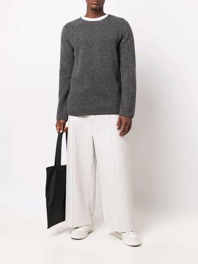 Comme des Garçons SHIRT crew-neck wool jumper outlook