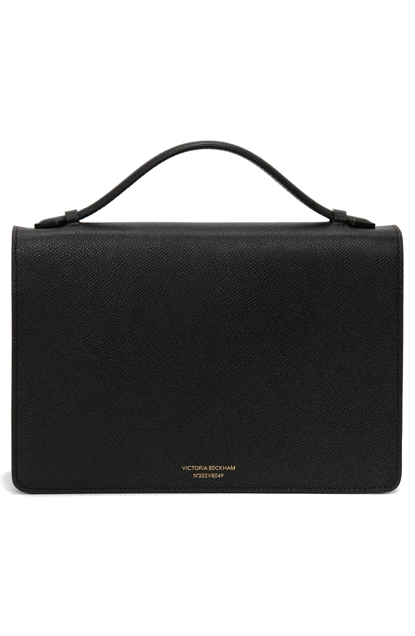 Victoria Beckham Dorian Grained Leather Shoulder Bag in Black at Nordstrom - 4