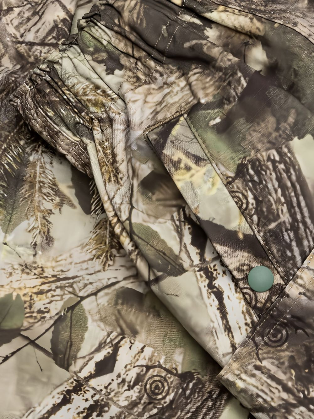 camouflage belted shorts - 4