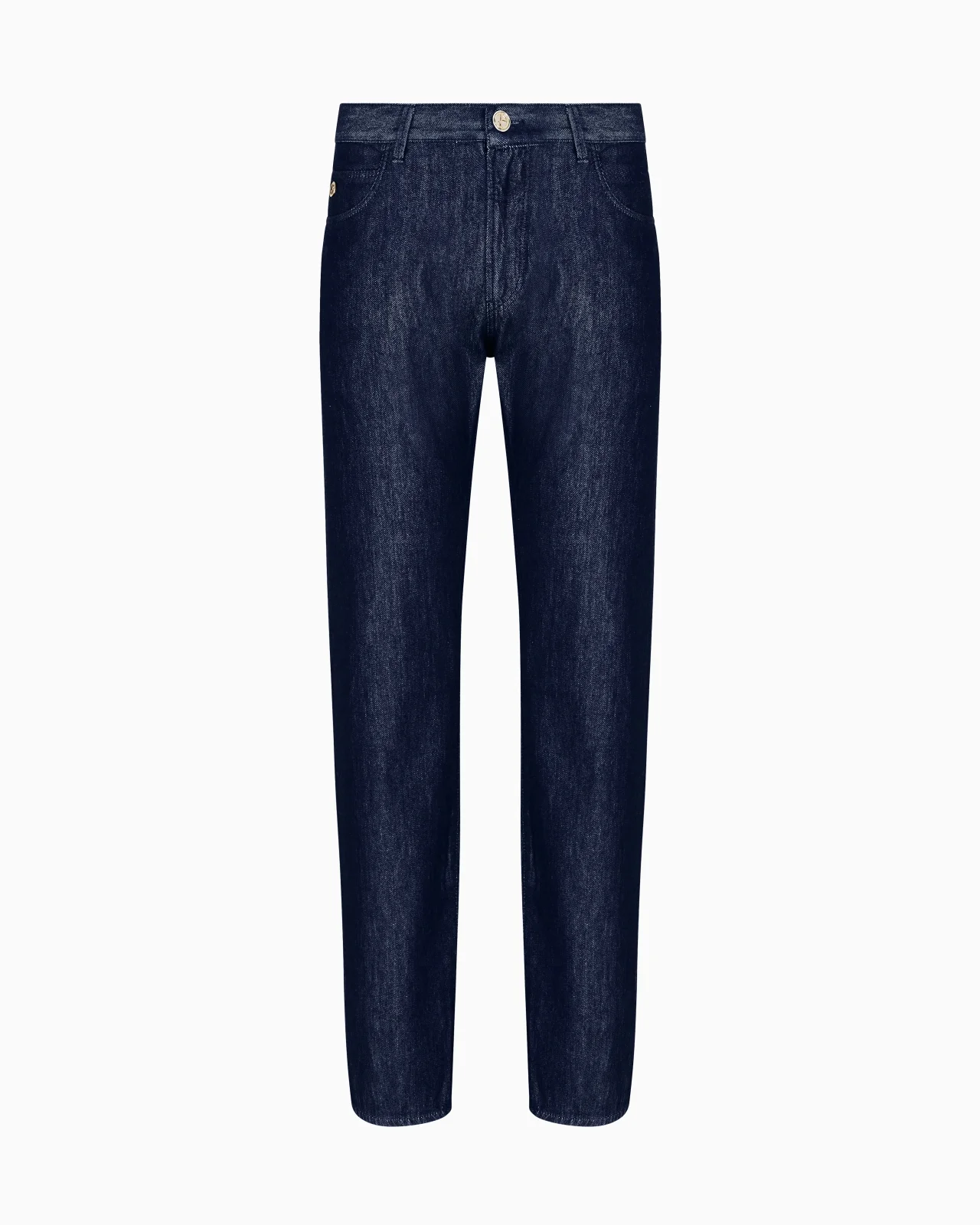 REGULAR-FIT FIVE-POCKET TROUSERS IN SILK AND LUXURY COTTON TWILL - 1
