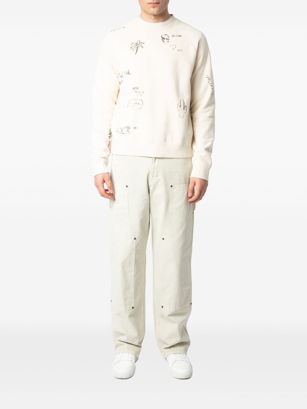 graphic-print sweatshirt - 2