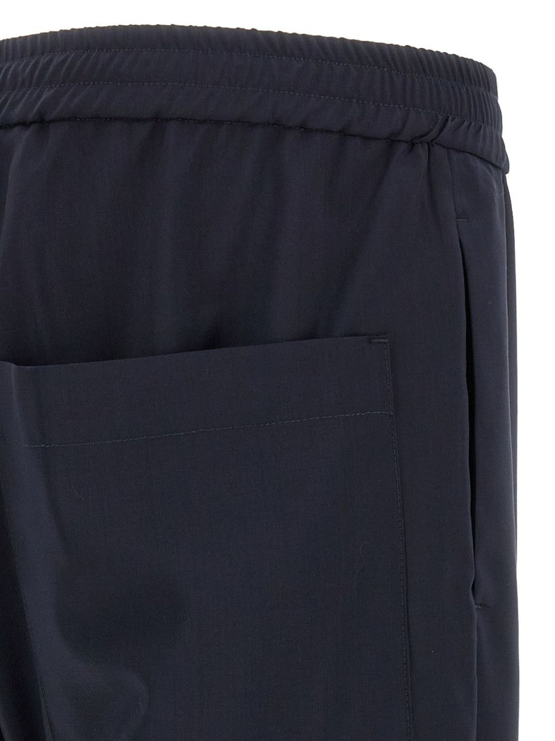 elastic-waistband trousers 3