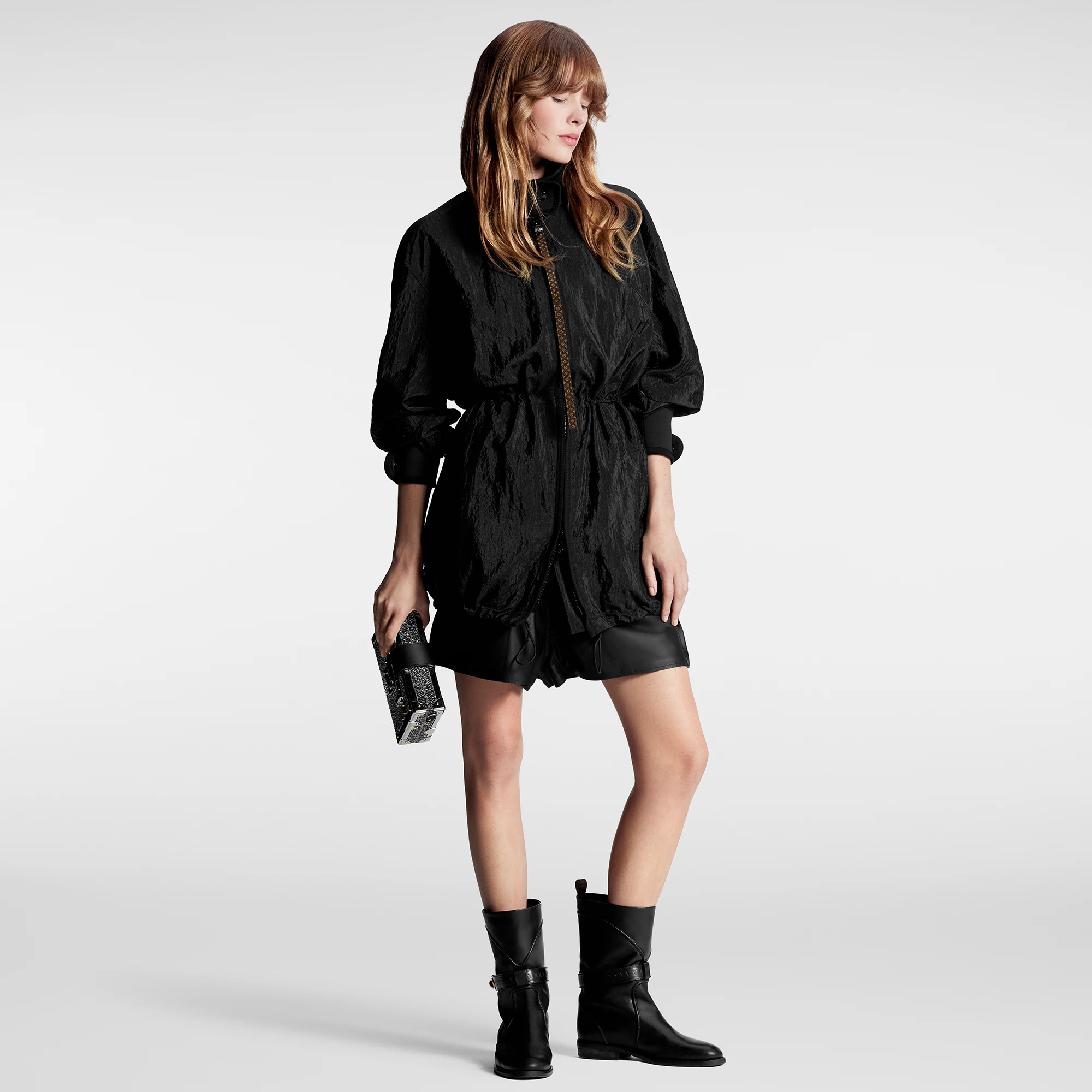 Crinkle Parka Jacket - 4