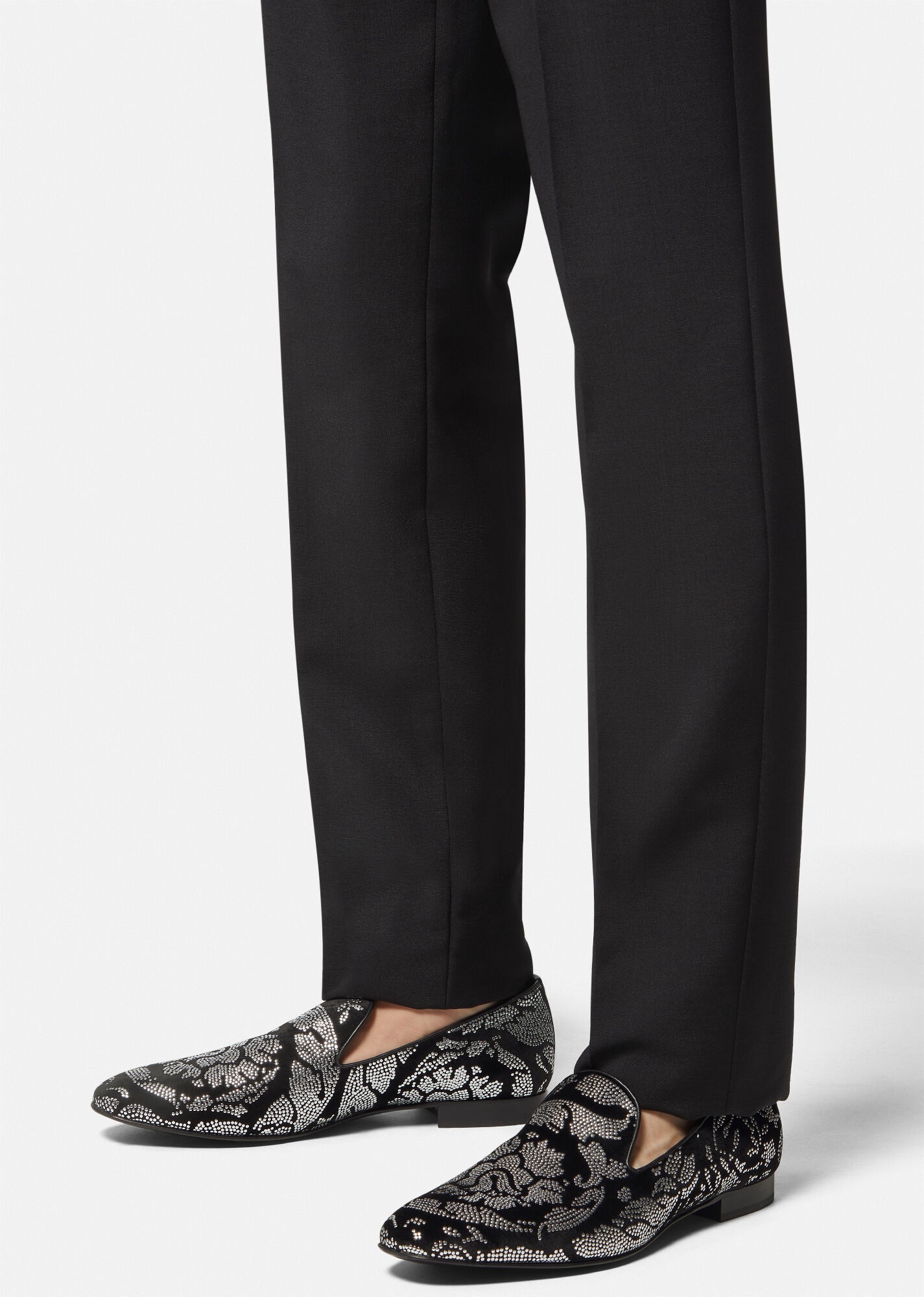 Studded Barocco Silhouette Slippers - 5