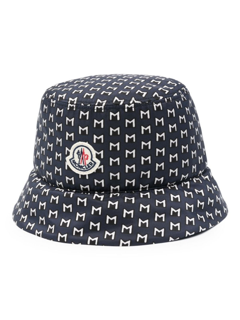 monogram-print bucket hat 1