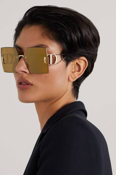 Dior 30Montaigne S7U square-frame gold-tone sunglasses outlook