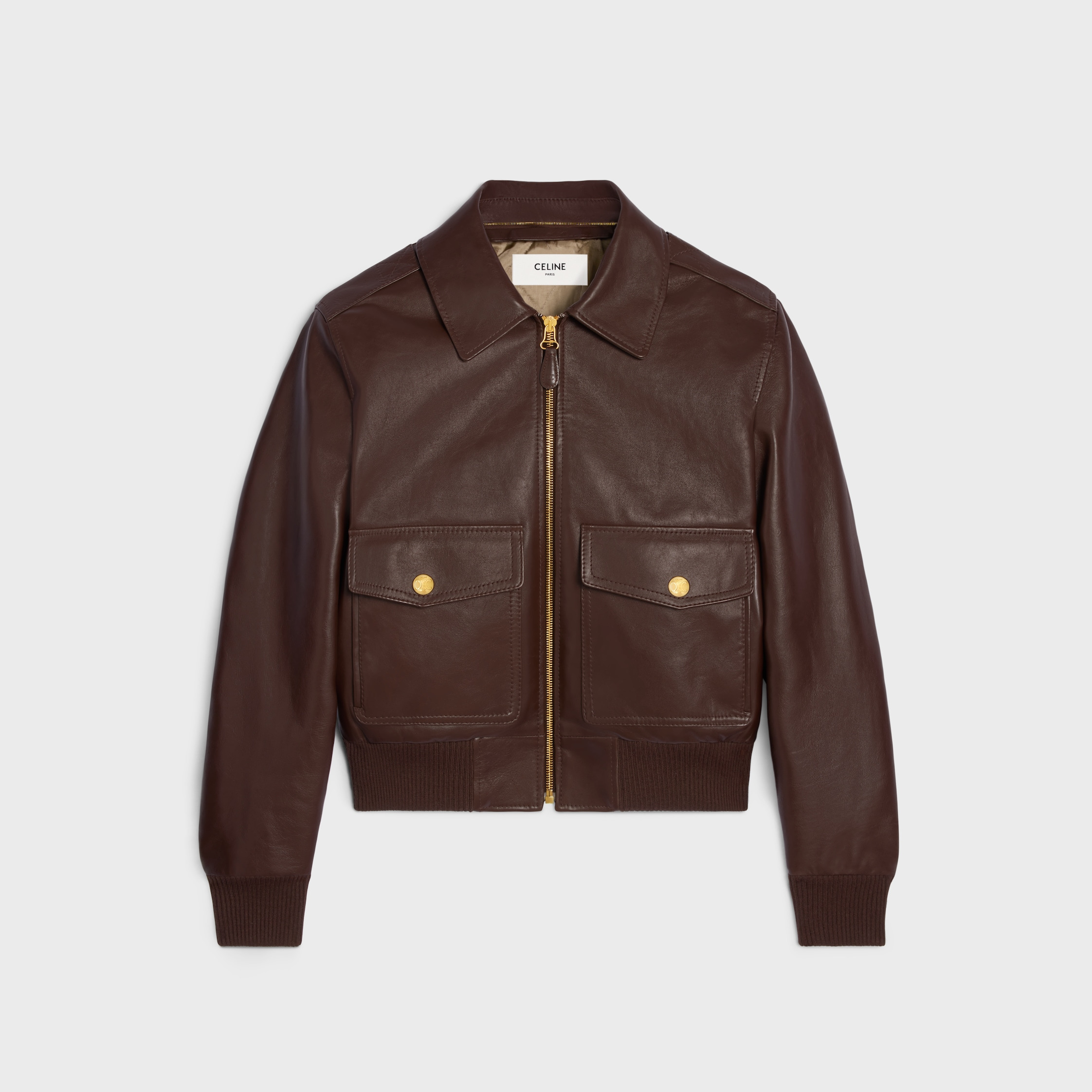 aviator blouson jacket IN calfskin - 4