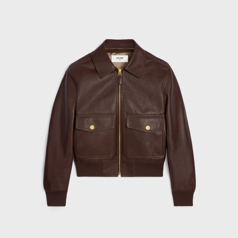 aviator blouson jacket IN calfskin 4